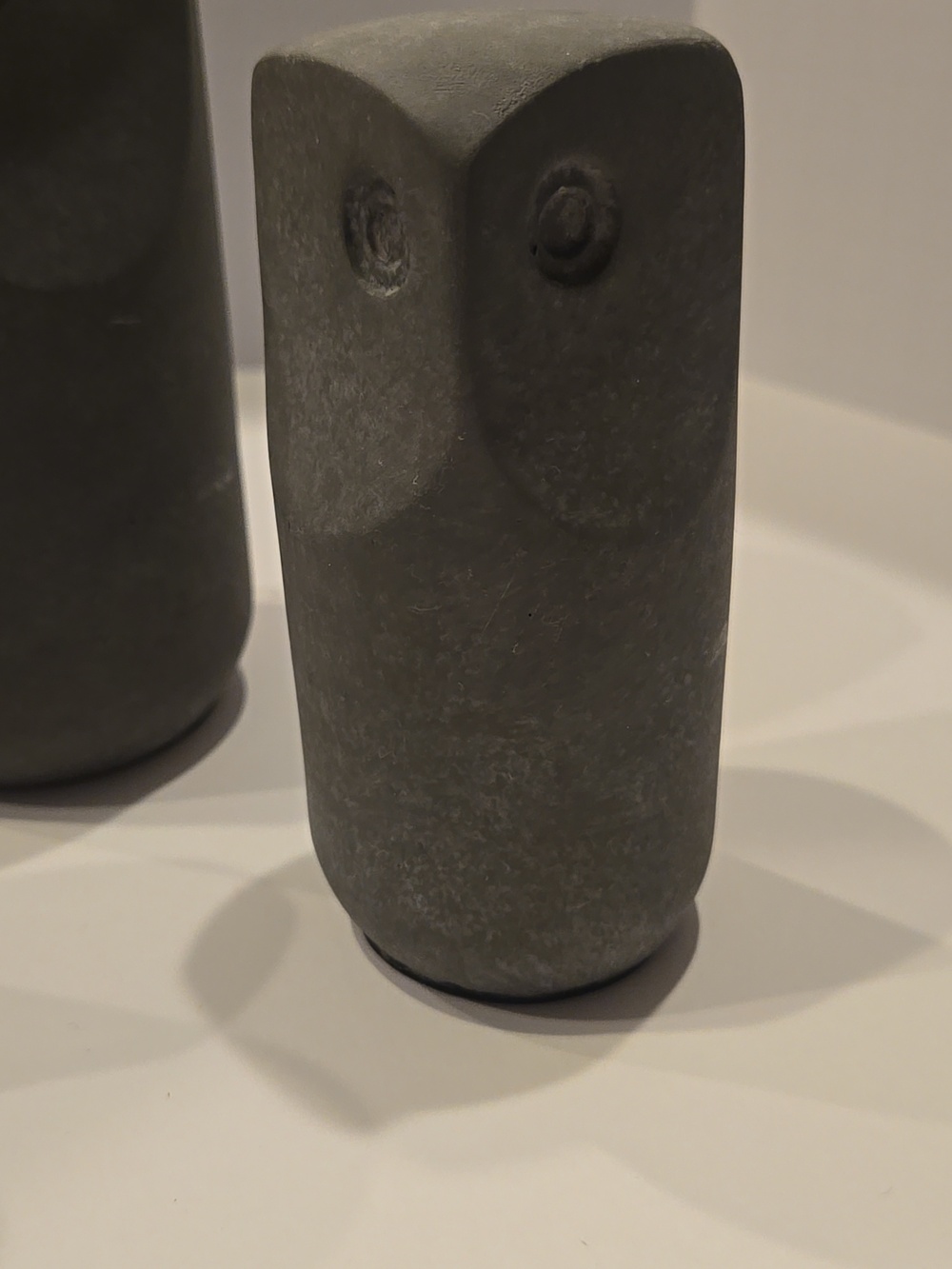IKEA TONAD decoration set of 3 Concrete Owls Gray Statue Accents - Picture 11 of 12